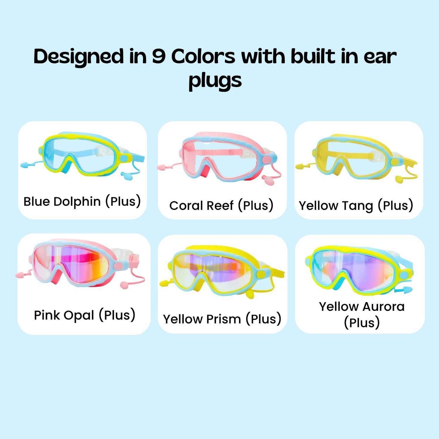AquaEyes™ Clip-On Swim Goggles