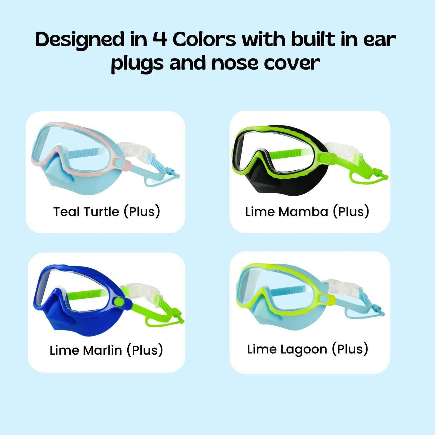 AquaEyes™ Clip-On Swim Goggles