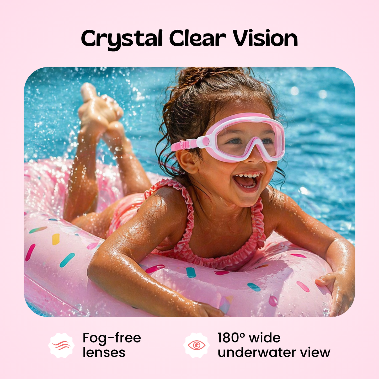 AquaEyes™ Clip-On Swim Goggles