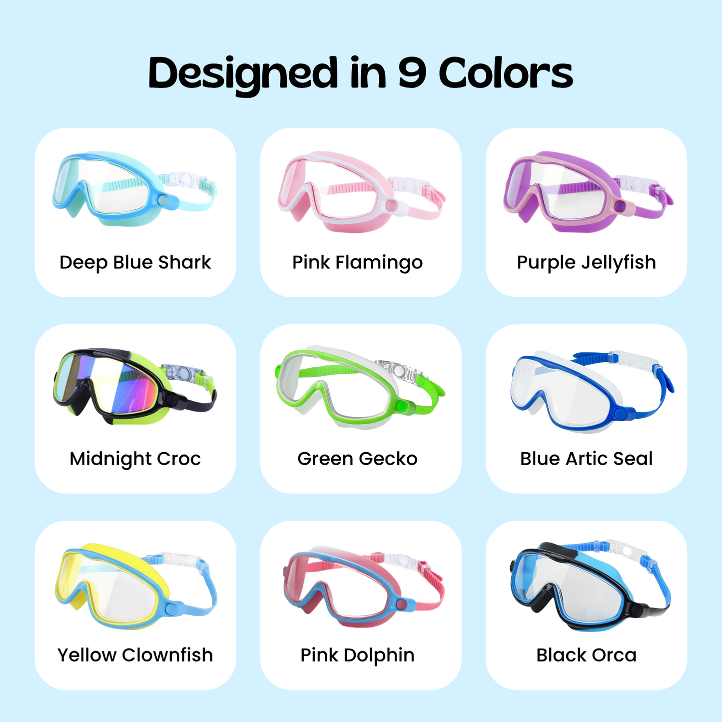 AquaEyes™ Clip-On Swim Goggles