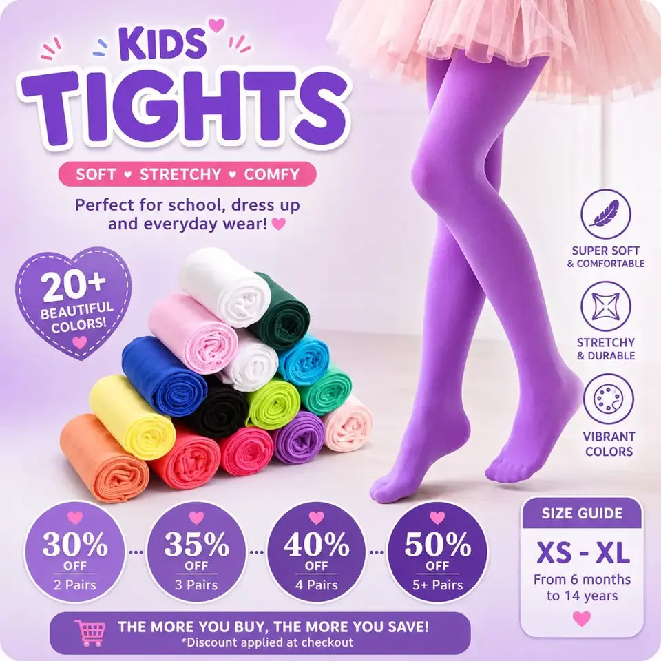 Babeekids Colorful Girls Tights