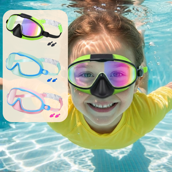 SplashyNose™ Full Nose Cover Swim Goggles