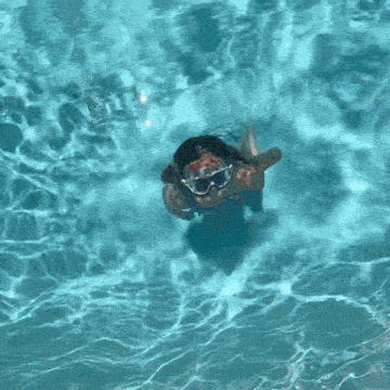 AquaEyes™ Clip-On Swim Goggles