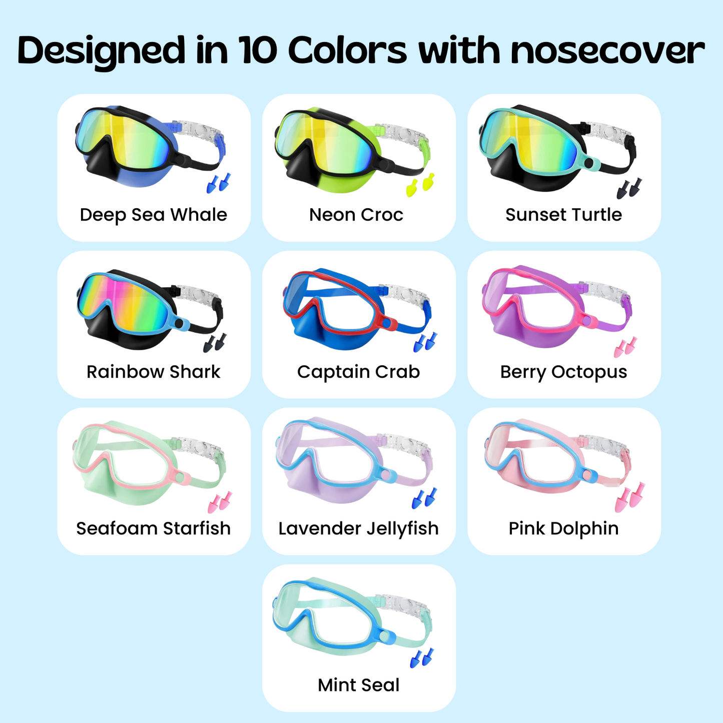 AquaEyes™ Clip-On Swim Goggles